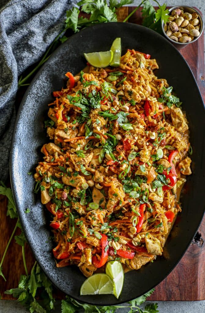 Spaghetti Squash Pad Thai