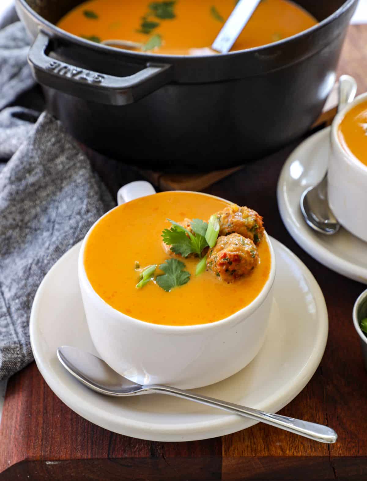 Red Curry Butternut Pumpkin Soup recipe