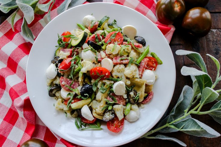 Cauliflower Antipasto Salad - Bonappeteach