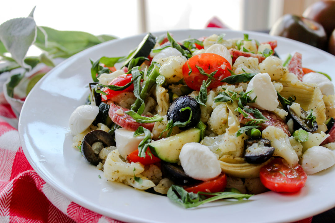 Cauliflower Antipasto Salad - Bonappeteach