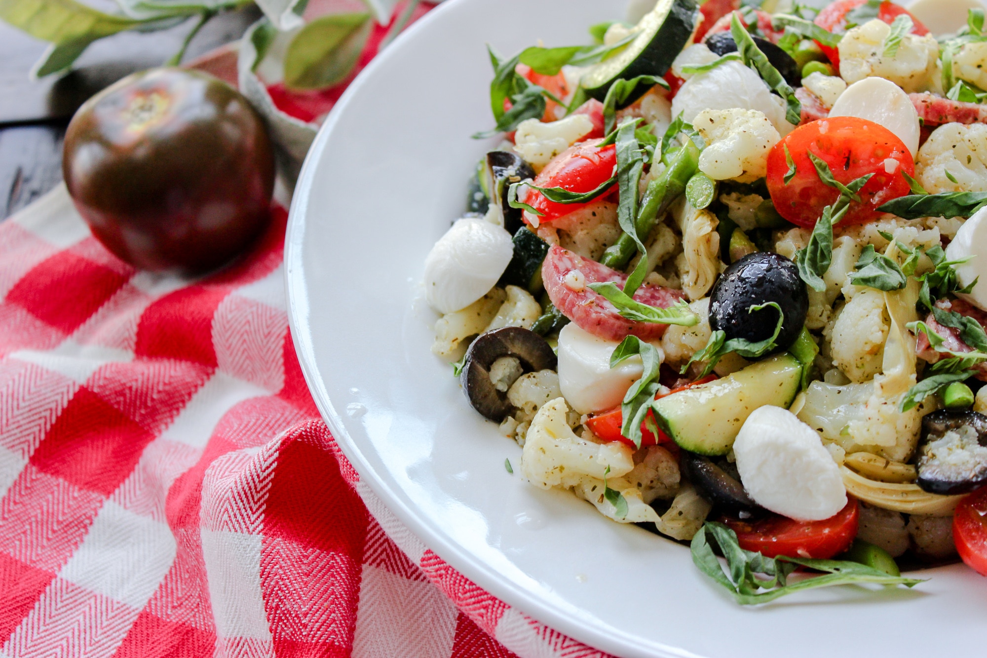 Cauliflower Antipasto Salad - Bonappeteach