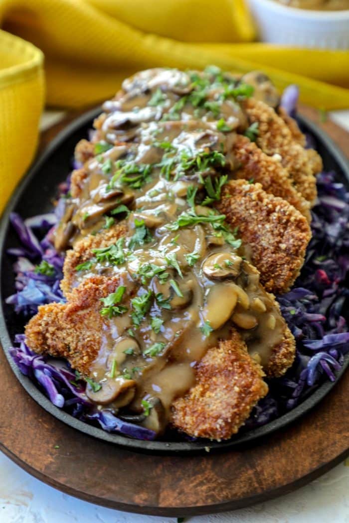 Low Carb German Jagerschnitzel