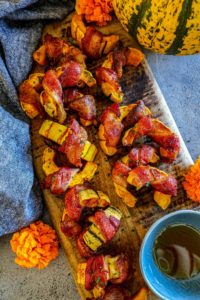 Bacon Wrapped Delicata Squash