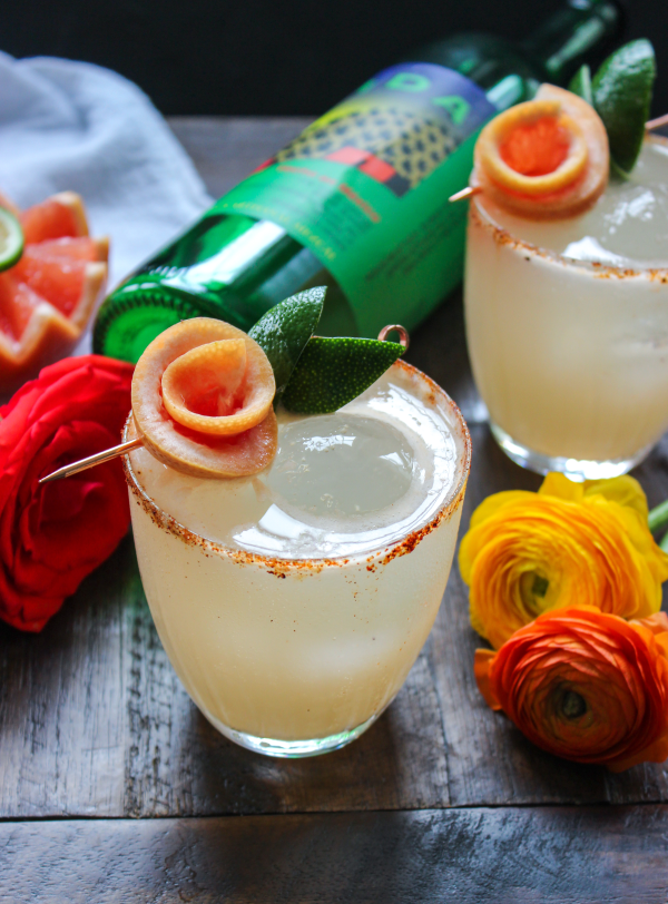 Low Carb Smoky Mezcal Paloma 9