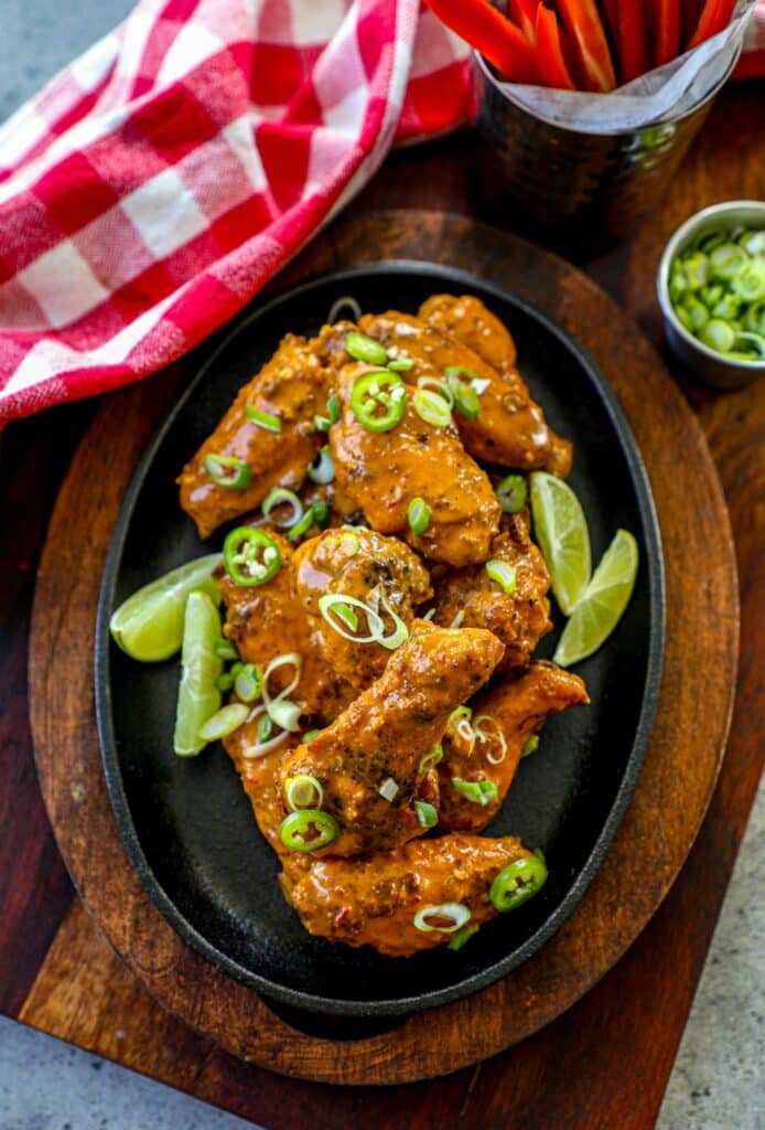 Grilled Thai Curry Chicken Wings