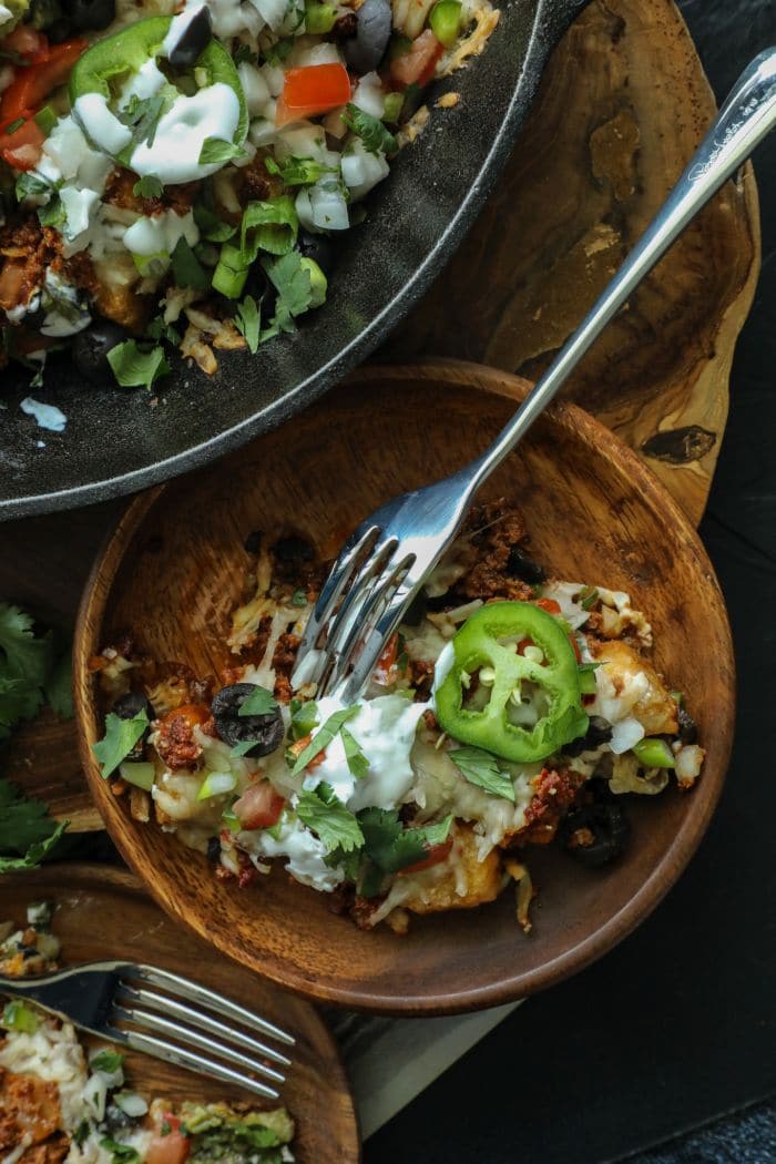 Easy Cauliflower Gnocchi Nachos (Low Carb Friendly) - Bonappeteach