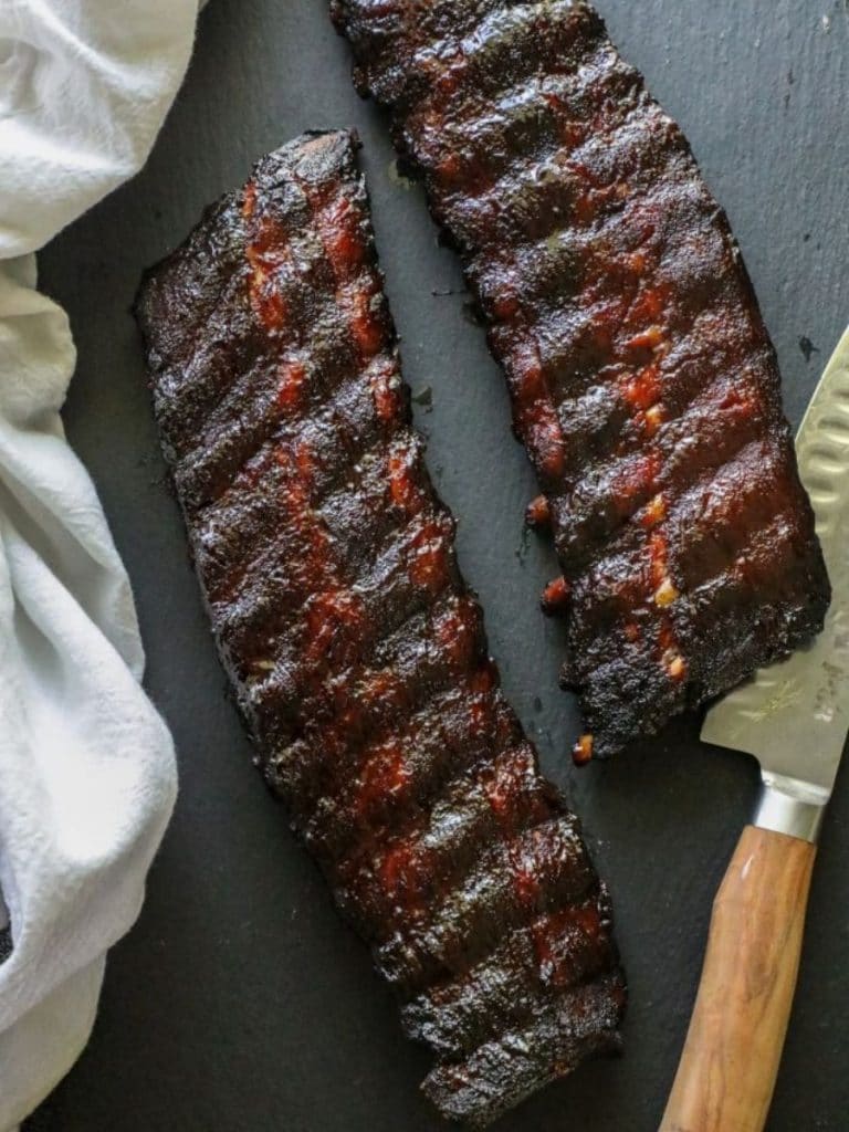 Smoked Hot and Fast Baby Back Ribs