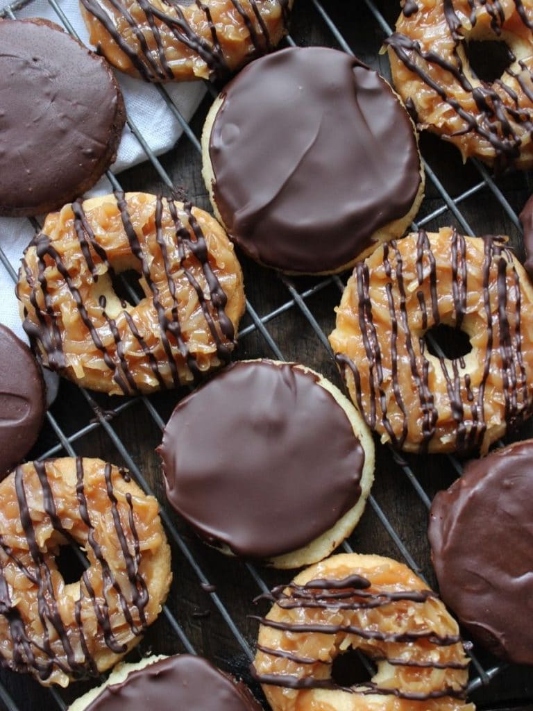 Keto & Gluten Free Samoa Cookies