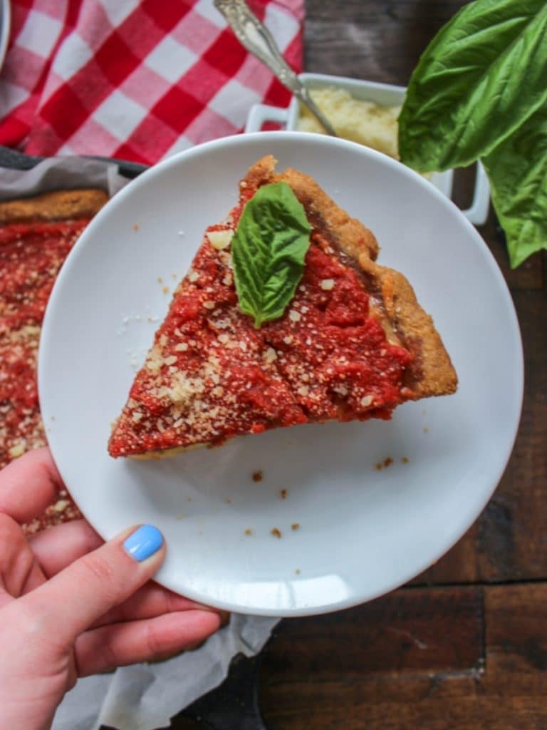 Keto Chicago Style Deep Dish Pizza