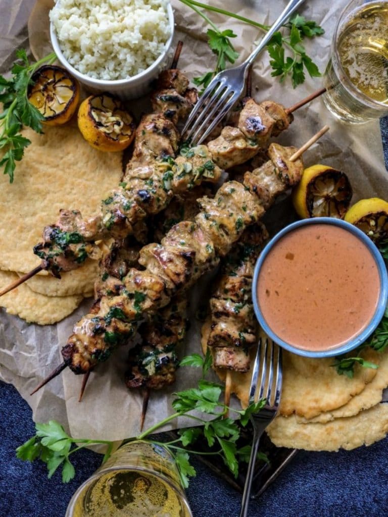 Easy Grilled Butter Chicken Kebabs