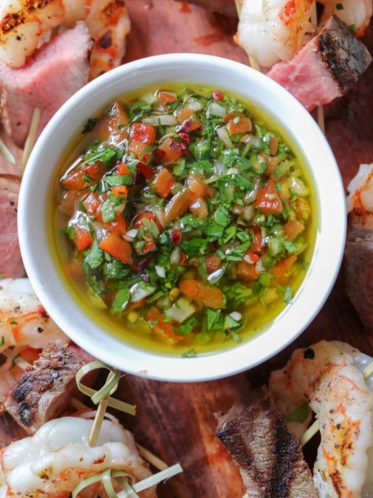 Easy Fire Roasted Red Chimichurri