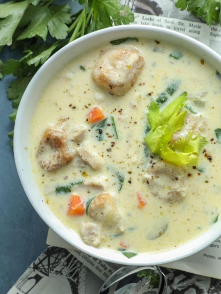 Easy Homemade Chicken Cauliflower Gnocchi Soup