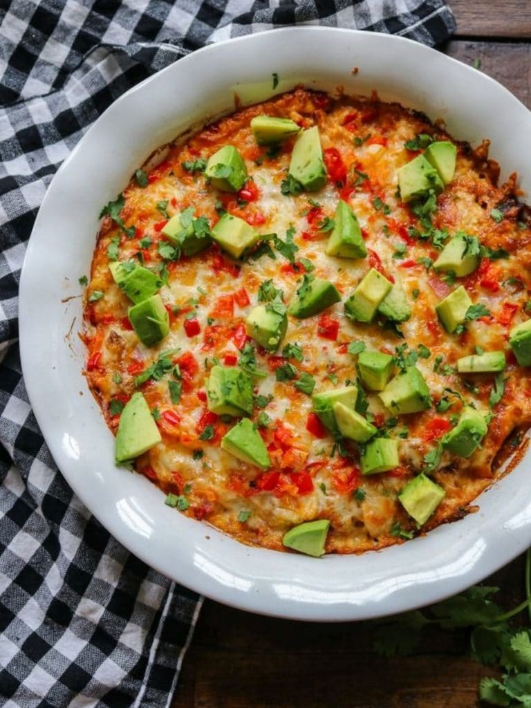 Easy Keto BBQ Chicken Casserole