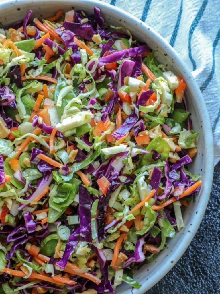 Easy Brussel Sprout Fish Taco Slaw Recipe