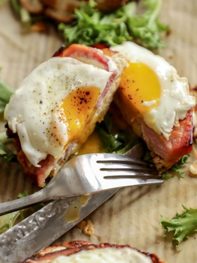 Keto Low Carb Croque Madame