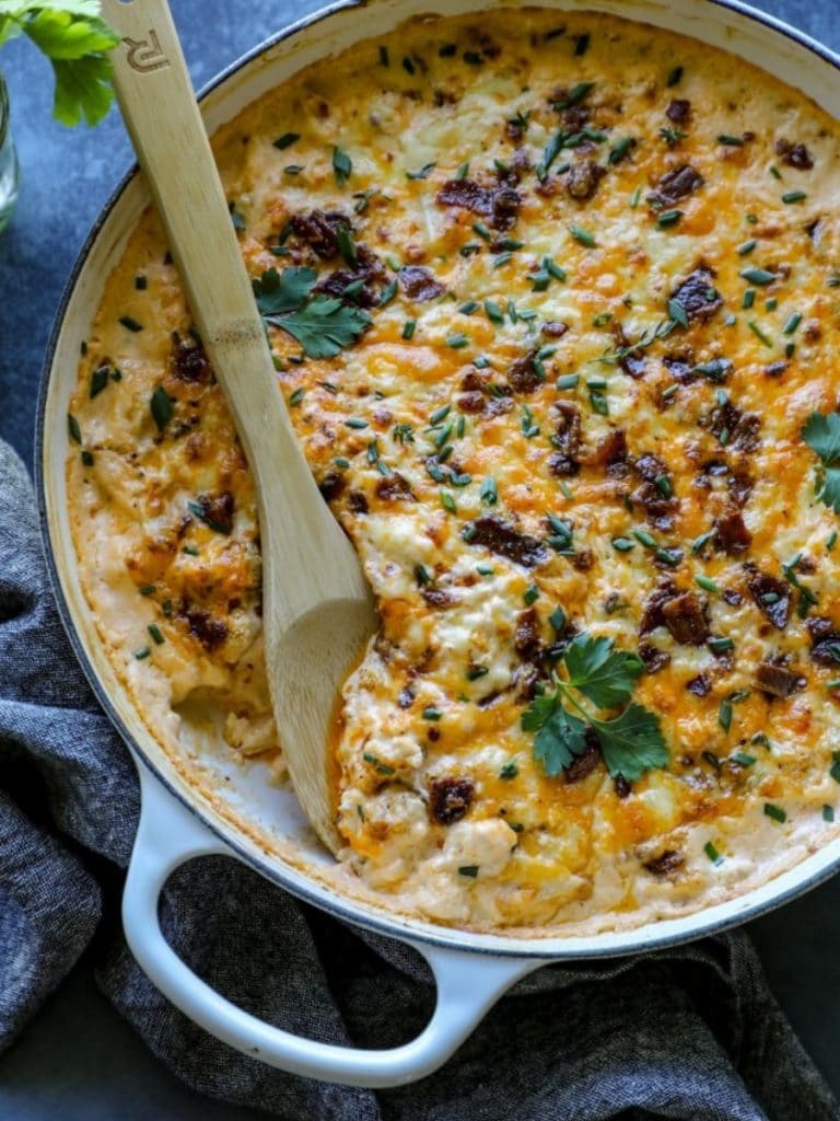 Smoked Bacon Cauliflower Mac and Cheese