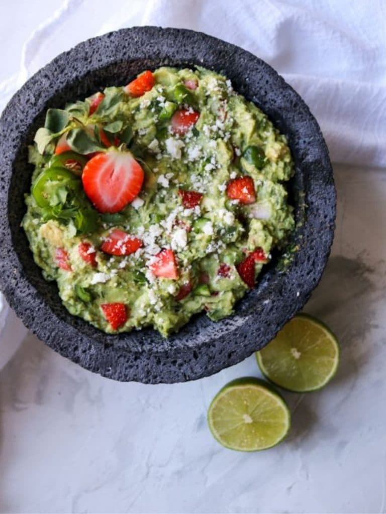 Strawberry Jalapeno Guacamole