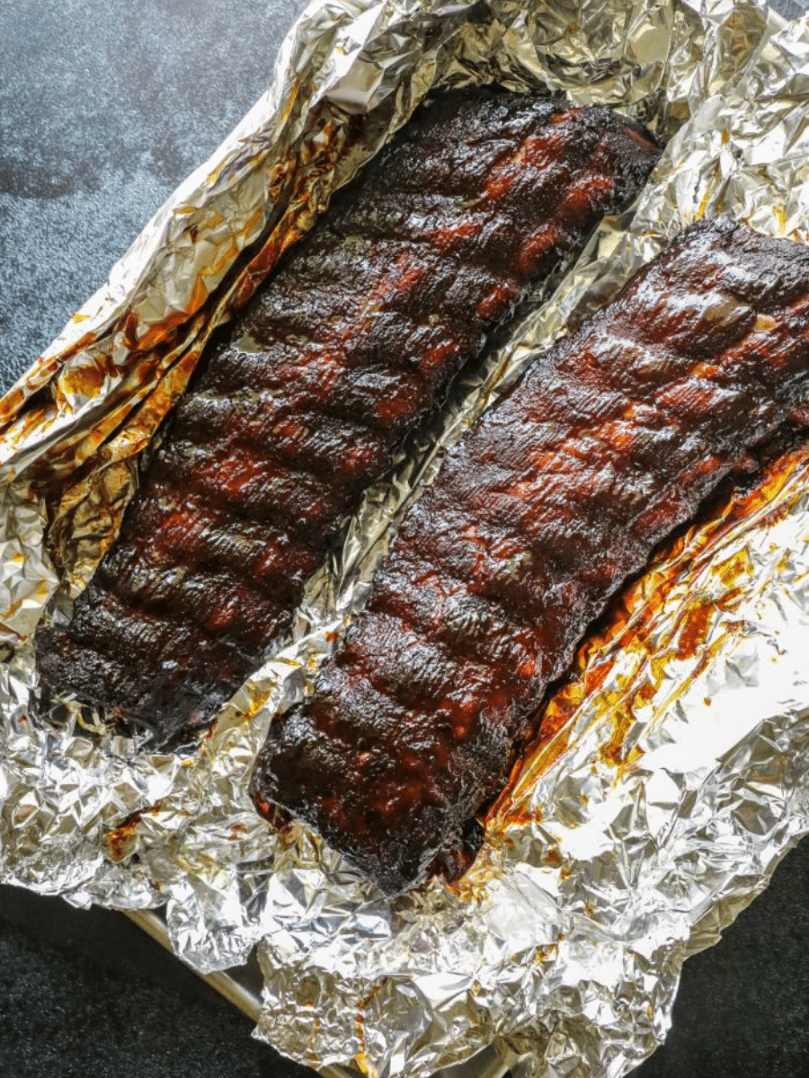 First time smoking ribs and I didn't do too great. Not sure if I added too  much brown sugar or smoked for too long. 😕 : r/pelletgrills