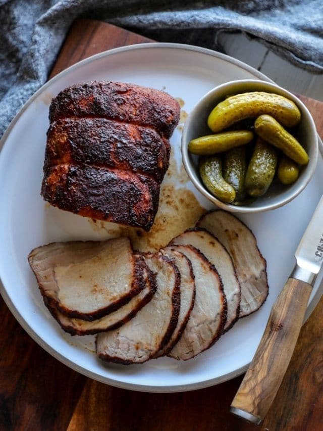 Easy smoked pork loin recipe