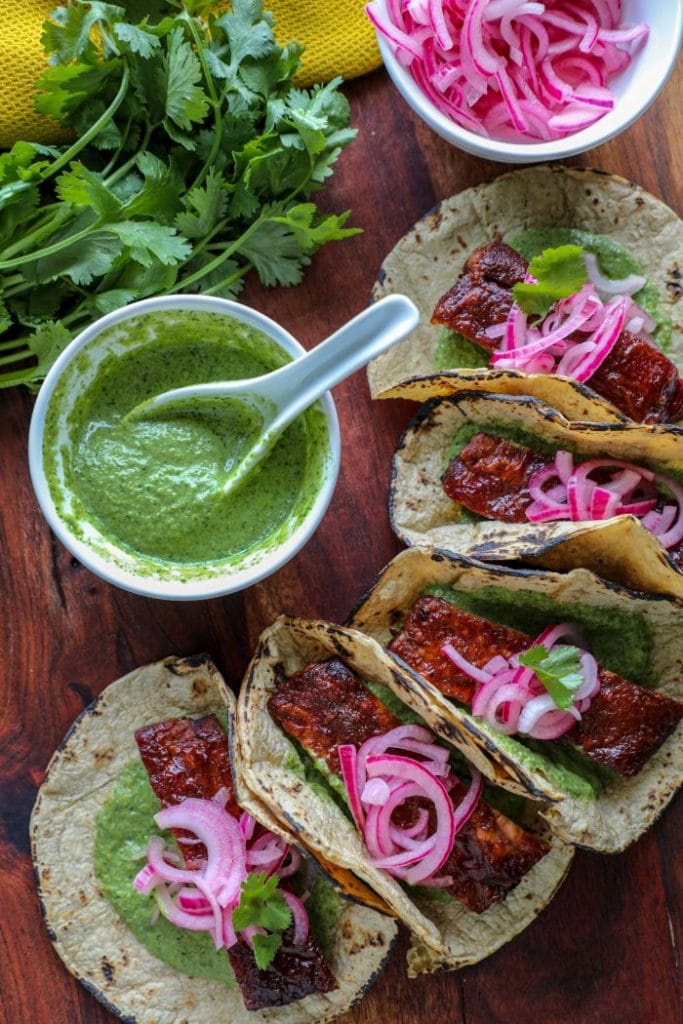 Chipotle Honey BBQ Ribs made into tacos