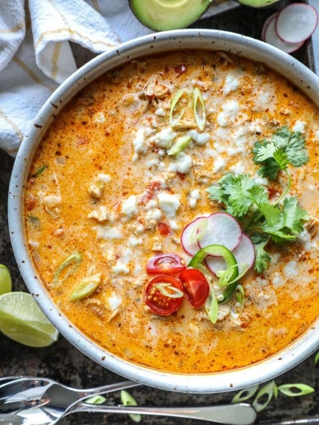 Keto White Chicken Chili