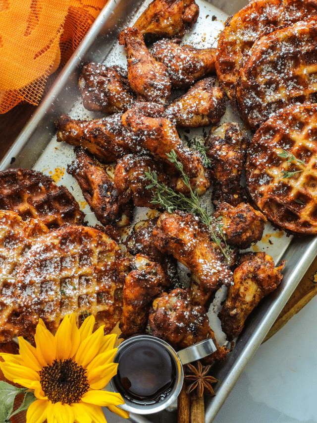 Grilled Pumpkin Spice Chicken Wings