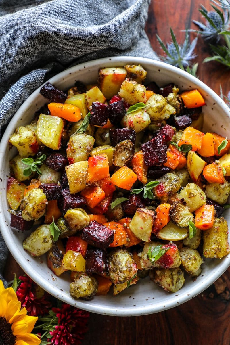 Cauliflower Gnocchi with Roasted Fall Vegetables Bonappeteach