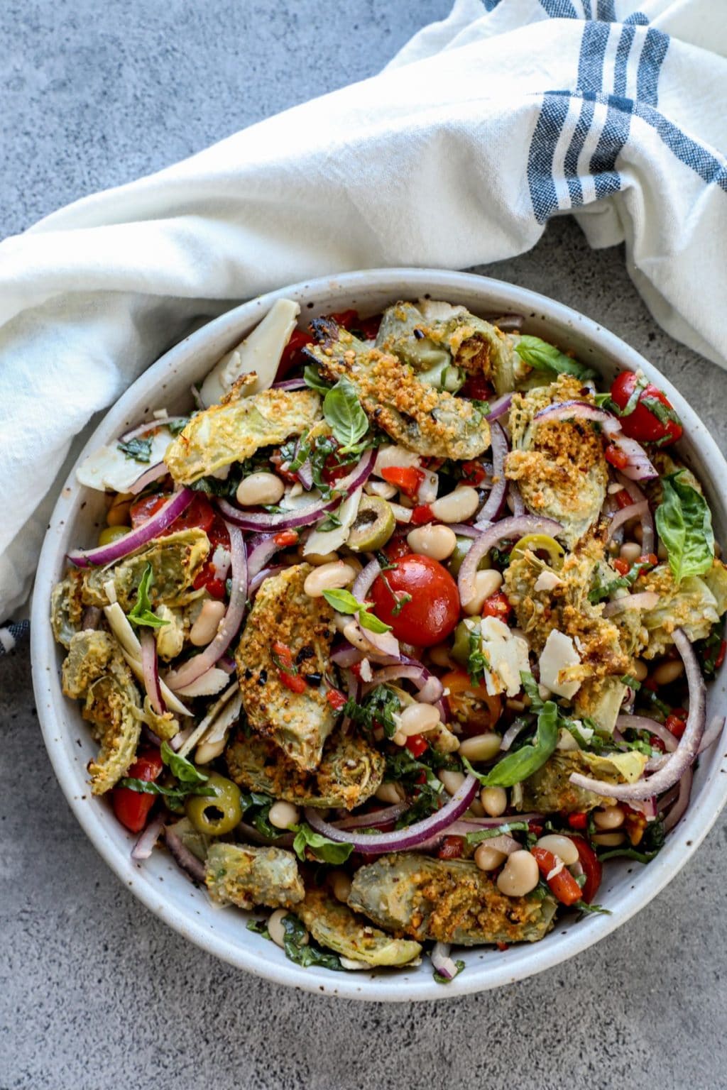 Crispy Artichoke Salad Recipe - Bonappeteach