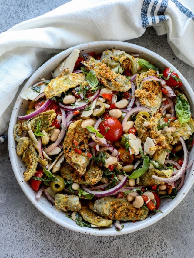 Crispy Artichoke Salad