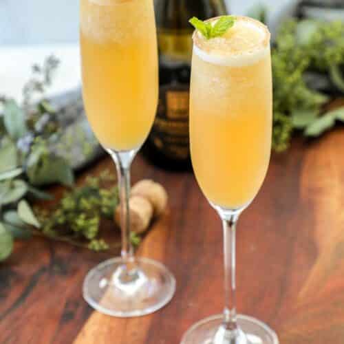 Frozen Apple Cider Mimosa