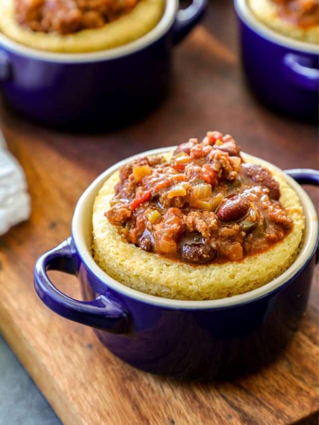 Homemade Cornbread Bowls For Chili