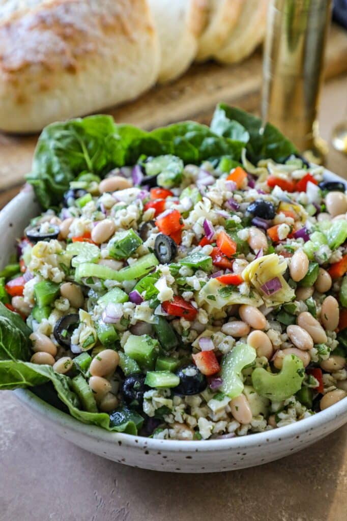 Tuscan Bean Salad With Barley