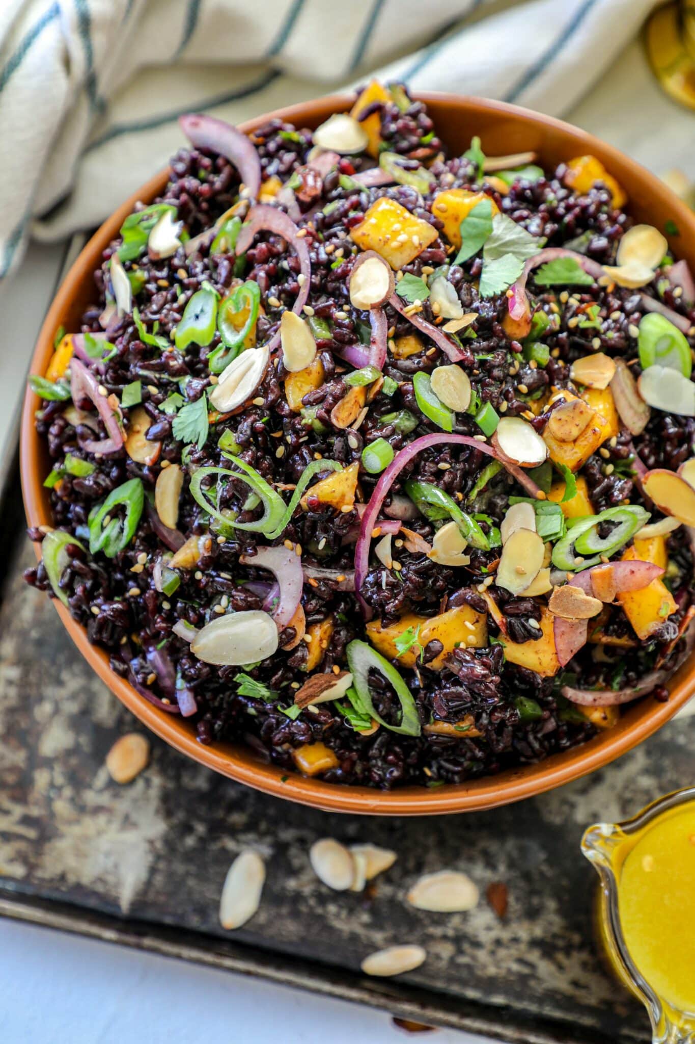 Black Rice And Mango Salad Recipe - Bonappeteach