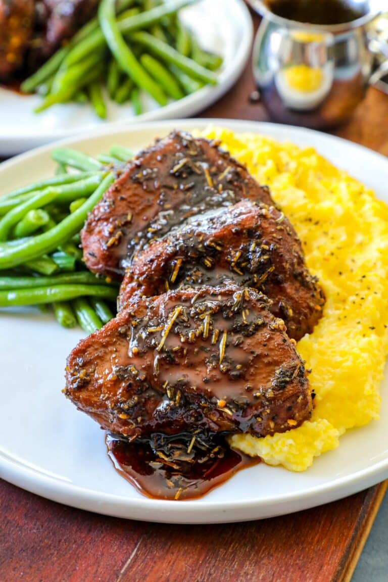 Beer And Brown Sugar Pork Medallions - Bonappeteach