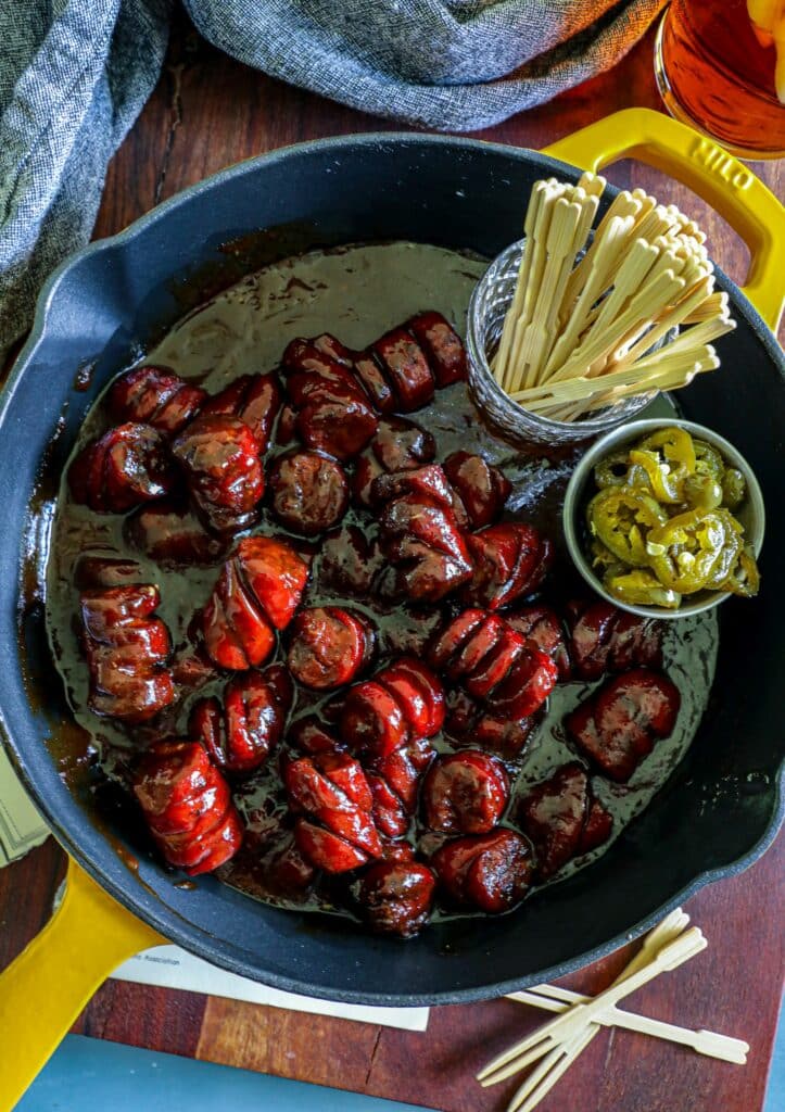 Smoked Sausage Burnt Ends