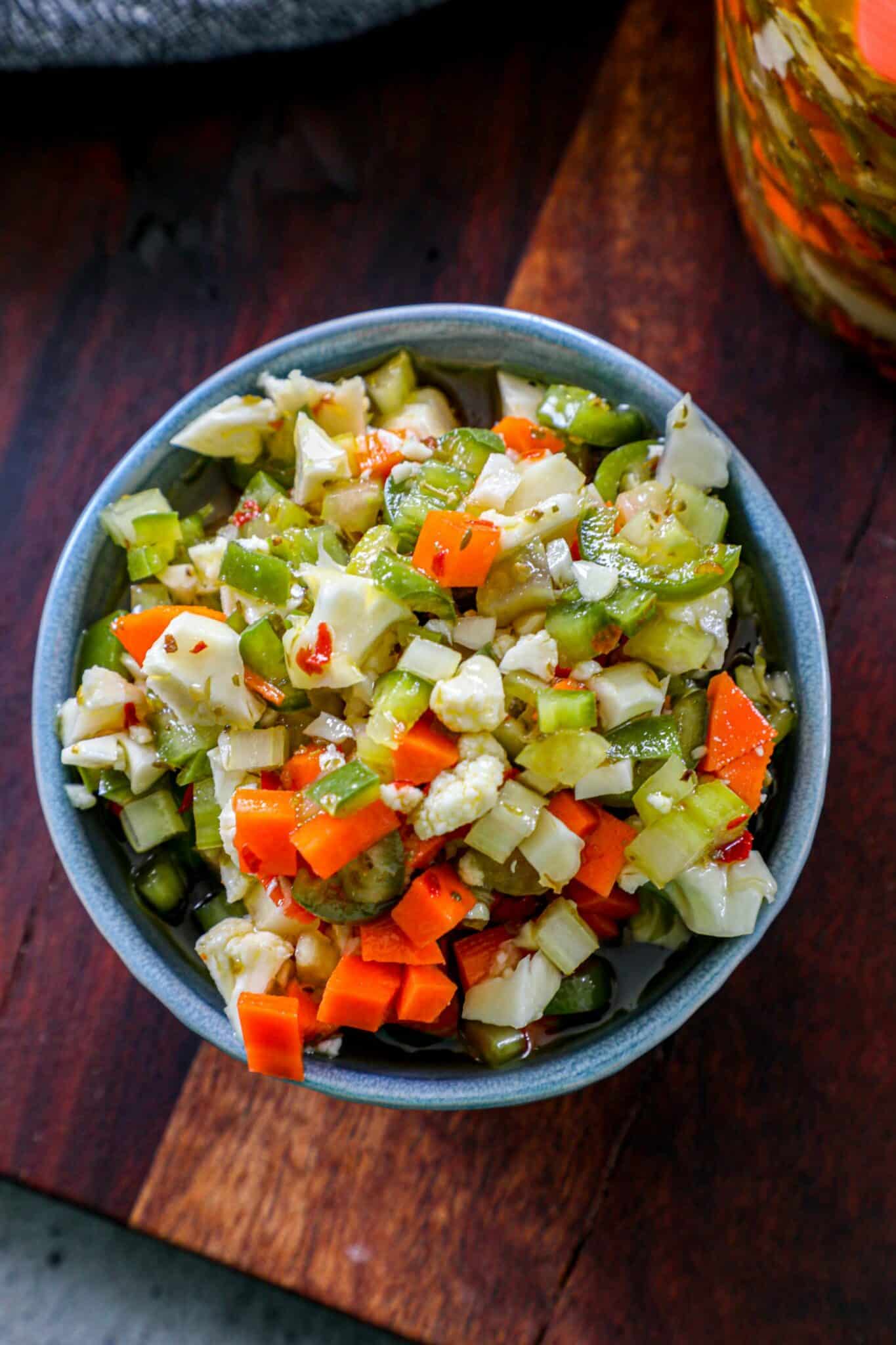 Chicago Style Hot Giardiniera Recipe - Bonappeteach