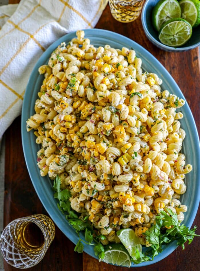 Grilled Elote Pasta Salad Recipe