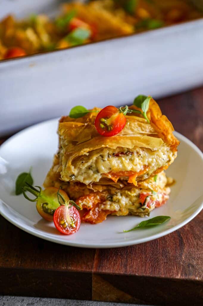 Tomato Phyllo Pie