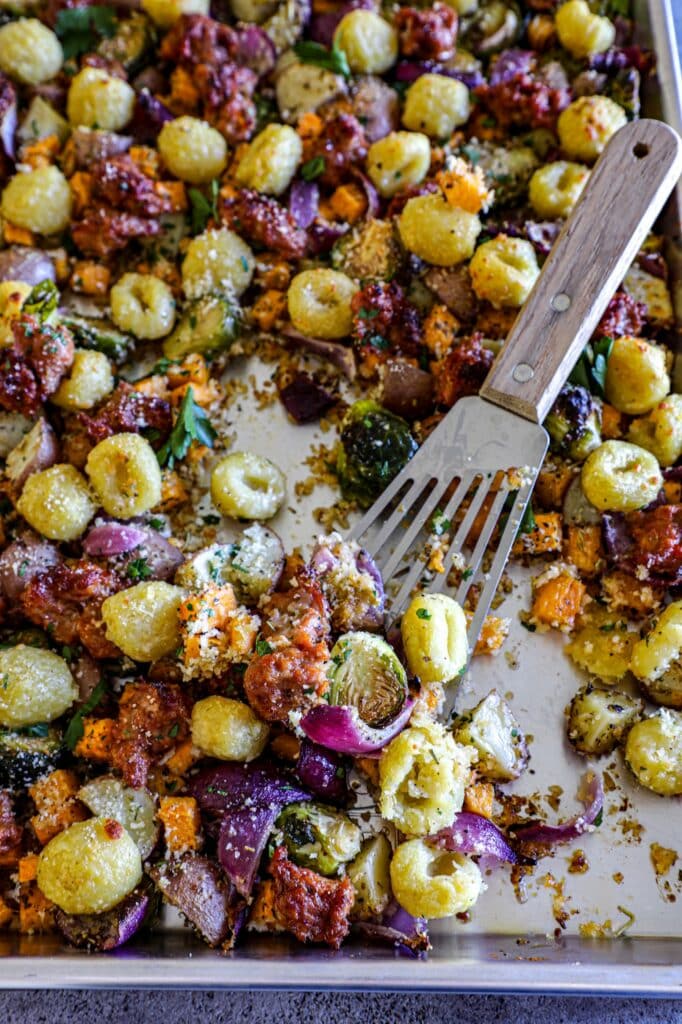 Italian Sausage and Gnocchi Sheet Pan Dinner