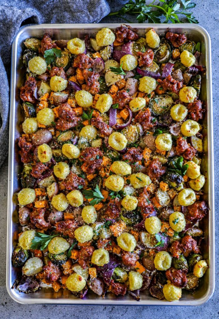 Italian Sausage and Gnocchi Sheet Pan Dinner