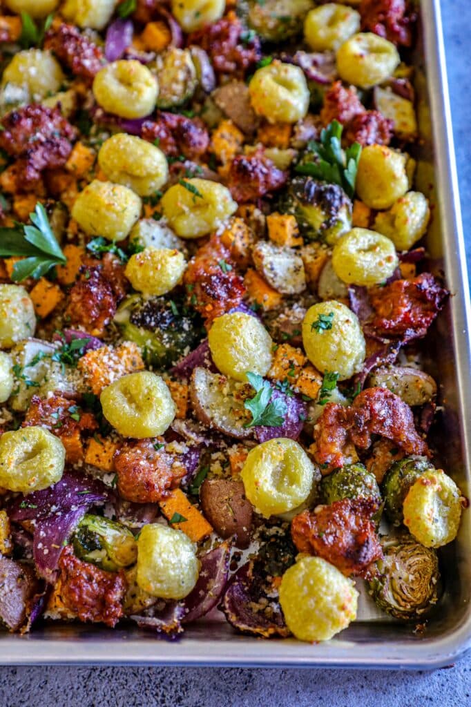 Italian Sausage and Gnocchi Sheet Pan Dinner