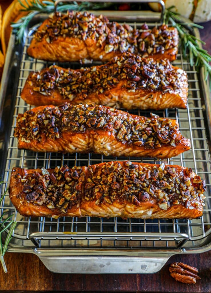 Maple Pecan Salmon Recipe