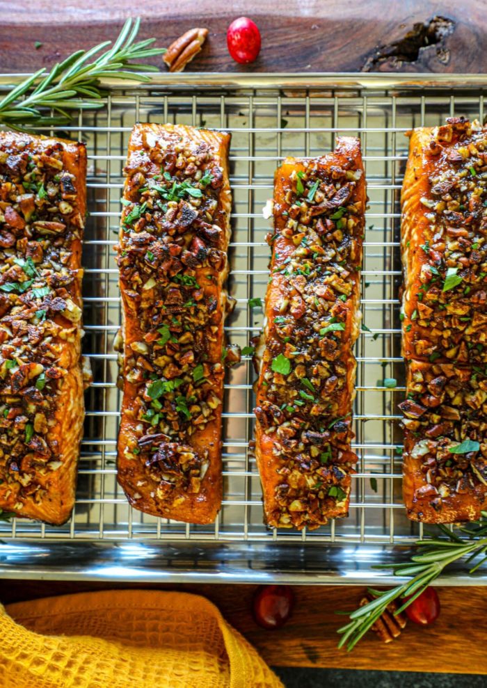 Maple Pecan Salmon Recipe