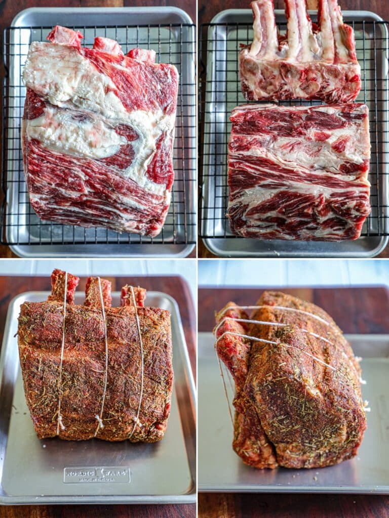 How to prepare a prime rib for smoking