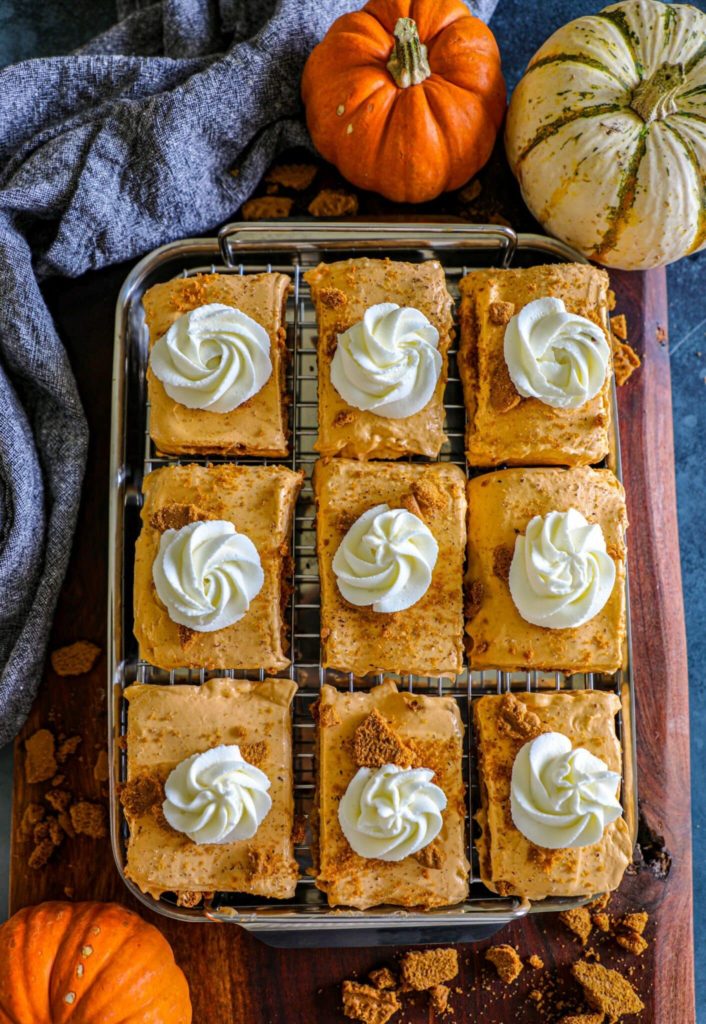 Pumpkin Pudding Bars