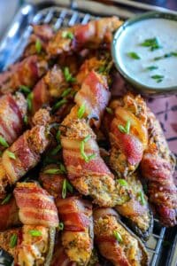 Chicken Bacon Ranch Jalapeno Poppers