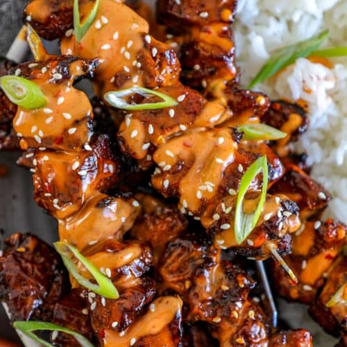 Bang Bang Chicken Skewers Recipe