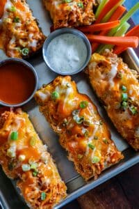 Buffalo Chicken French Bread Pizza